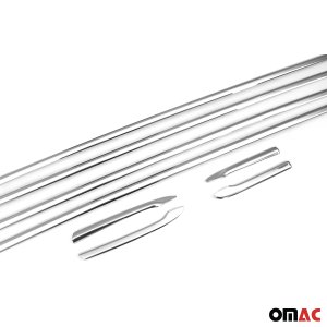 Toyota Corolla Window Trim - Omac - S.Steel - Gloss Silver - 2019-2025